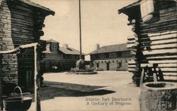 Interior, Fort Dearborn, A Century of Progress Chicago, IL Postcard Postcard Postcard