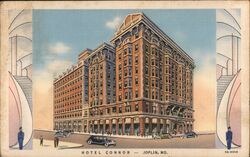 Hotel Connor, Joplin, Missouri Postcard