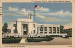 Hall of Waters, Excelsior Springs, Missouri Postcard Postcard Postcard