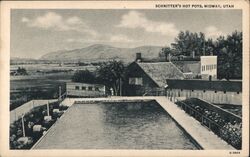 Schnitter's Hot Pots, Midway, Utah Postcard