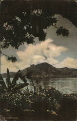 Lake Atitlan, Guatemala Volcano View Postcard