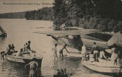 Wunnishaunta-Informal Adult Camp - Wolfeboro, NH New Hampshire Postcard Postcard Postcard