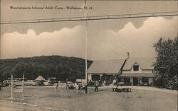 Wunnishaunta-Informal Adult Camp - Wolfeboro, NH Postcard