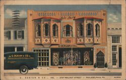 O. Derian & Co., Oriental Rug Cleaners, Philadelphia Pennsylvania Postcard Postcard Postcard