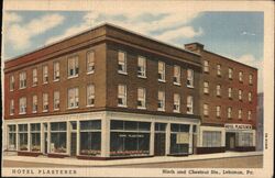 Hotel Plasterer, Lebanon PA Pennsylvania Postcard Postcard Postcard