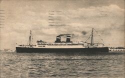 SS Pennsylvania at Havana, Cuba Postcard