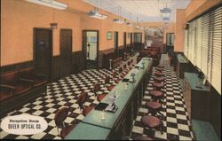 Queen Optical Co. Reception Room, Cincinnati, Ohio Advertising Postcard Postcard Postcard