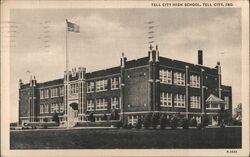 Tell City High School, Tell City, Indiana Postcard