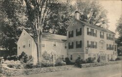 Old Riverton Inn, Riverton, CT - Linen Postcard Connecticut Postcard Postcard