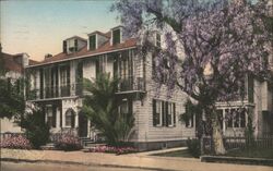 McCrady House, South Battery, Charleston, South Carolina Postcard Postcard Postcard