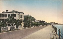 East Battery, Charleston, South Carolina Postcard