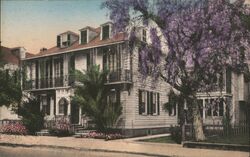 McCrady House, South Battery, Charleston, South Carolina Postcard