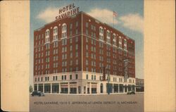 Hotel Savarine, Detroit, Michigan Postcard Postcard Postcard