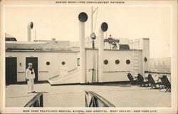 Marine Roof, NY Polyclinic Medical School & Hospital, NYC New York, NY Postcard Postcard Postcard