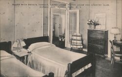 Suites with Private Terrace, Leona Lodge, Totem Lodge and Country Club Postcard