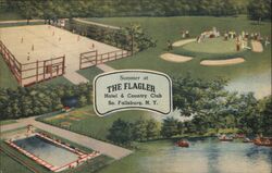 The Flagler Hotel & Country Club, South Fallsburg, NY New York Postcard Postcard Postcard