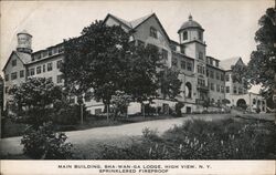 Sha-Wan-Ga Lodge, High View, NY - Main Building New York Postcard Postcard Postcard