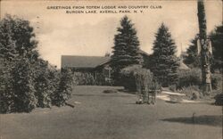 Totem Lodge and Country Club, Burden Lake, Averill Park, NY Postcard