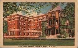 Arnot Ogden Memorial Hospital, Elmira, NY New York Postcard Postcard Postcard