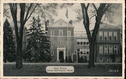 Great Barrington High School, Great Barrington, MA Massachusetts Postcard Postcard Postcard