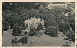 Barrington School for Girls, Great Barrington, MA - Aerial View Massachusetts Postcard Postcard Postcard