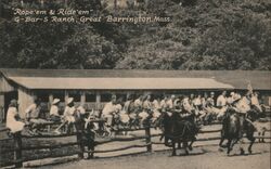 Rope'em & Ride'em at G-Bar-S Ranch Postcard