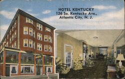 Hotel Kentucky, 126 So. Kentucky Ave, Atlantic City, NJ Postcard