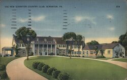 The New Scranton Country Club, Scranton, PA Postcard