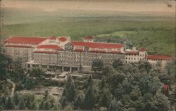 The Inn, Buck Hill Falls, PA - Delaware Water Gap in Distance Postcard