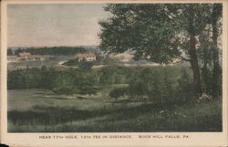 Near 17th Hole, 12th Tee in Distance. Buck Hill Falls, PA Pennsylvania Postcard Postcard Postcard