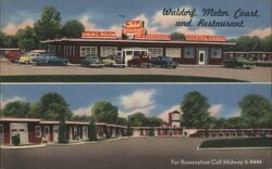 Waldorf Motor Court and Restaurant, MD Postcard