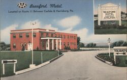 Beaufort Motel on Route 11 Between Carlisle & Harrisburg, PA Pennsylvania James E. Hess Postcard Postcard Postcard