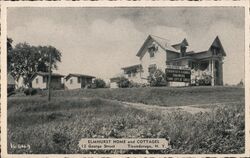 Elmhurst Home and Cottages, Ticonderoga, NY Postcard