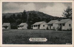 Mount Severance Cabins, Schroon Lake, NY Postcard