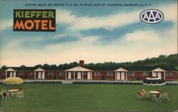 Kieffer Motel on Scenic U.S. 20, Morrisville, NY New York Postcard Postcard Postcard