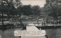 Bonnie Doone Cottages & Cabins, Lake George, NY Postcard