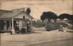 Hill Crest Deluxe Cabins and Shell Station, Petersburg, NY Postcard