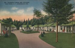 Tickner's Cabins and Cottages Postcard