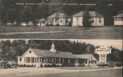 Howard Johnson's Cabins and Restaurant, West Thornton, NH New Hampshire Postcard Postcard Postcard