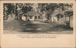 The Maple Leaf Cabins, North Conway, NH Postcard