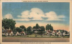 Anchor Travel Village, Branson, MO - Lake Taneycomo Postcard