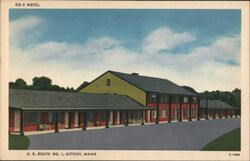 Co-Z Motel, U.S. Route No. 1, Kittery, Maine Postcard Postcard Postcard