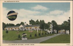 The Northeaster Motel, Kittery, Maine Postcard Postcard Postcard