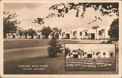 Oakland Auto Court, Oakland, California Postcard Postcard Postcard