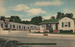 Cricket - West Motel Postcard