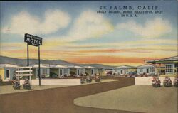 29 Palms Civic Center Motel, Driest Healthful Spot Twentynine Palms, CA Postcard Postcard Postcard