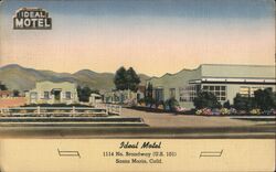 Ideal Motel, Santa Maria, California Postcard Postcard Postcard