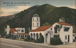 Motel Inn, San Luis Obispo, CA, US 101 Postcard