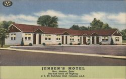 Jensen's Motel, Richfield, Utah Postcard Postcard Postcard