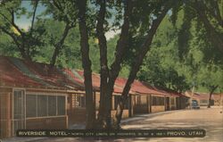 Riverside Motel, Provo, Utah Postcard Postcard Postcard